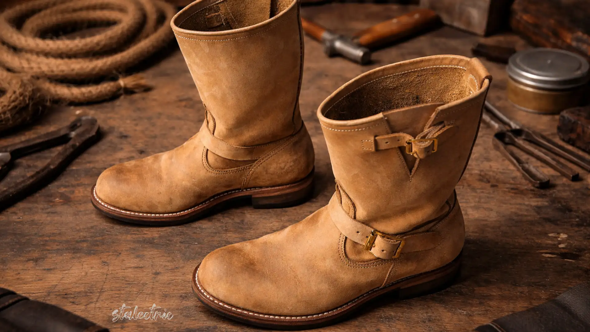 Attractions Engineer Boots Patina 90 days