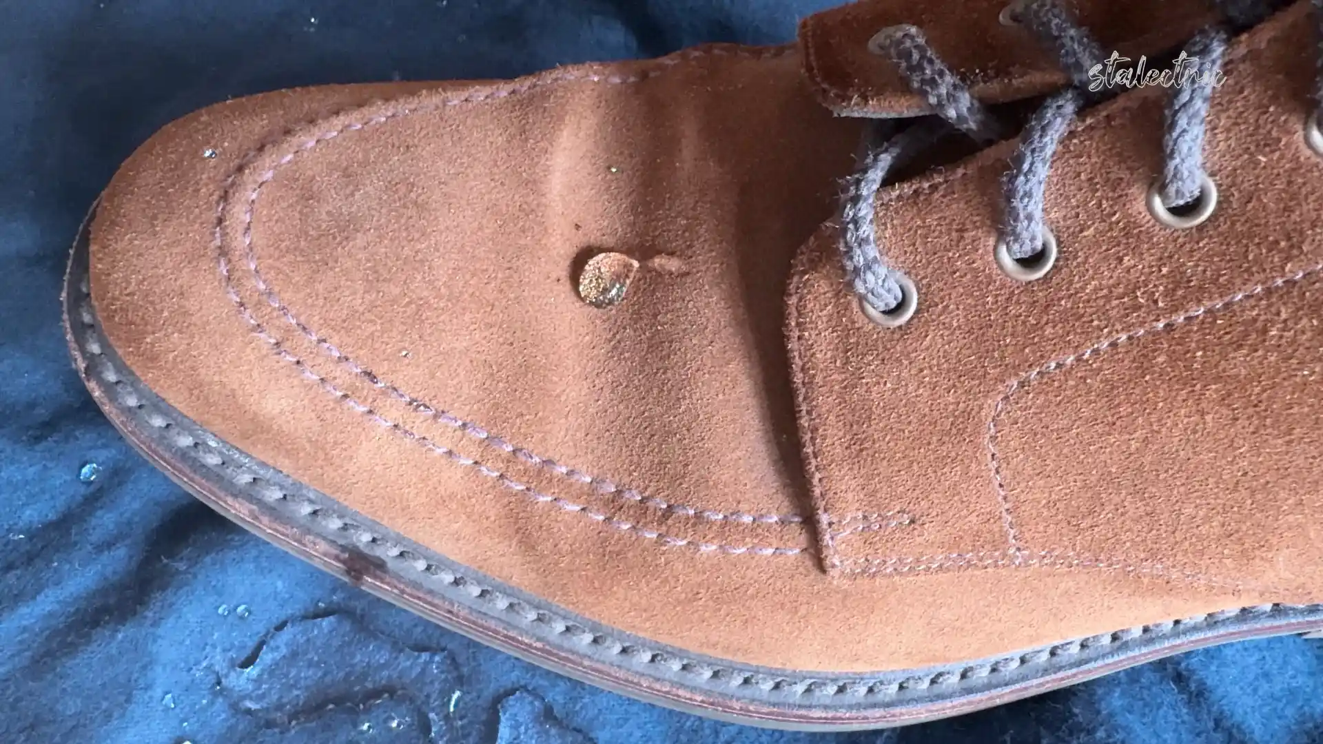 Roughout vs. Suede vs. Nubuck: How Each Leather Ages With Real Wear 2 Suede leather texture and surface up close